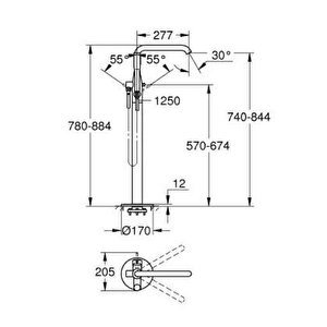Essence Yerden Küvet Bataryası - 25248al1