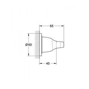 Grohe Ondus® El Duşu Askısı - 27188000