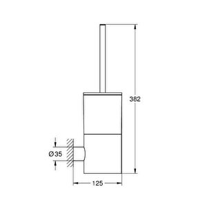 Grohe Atrio Tuvalet Fırçası - 40892gl0