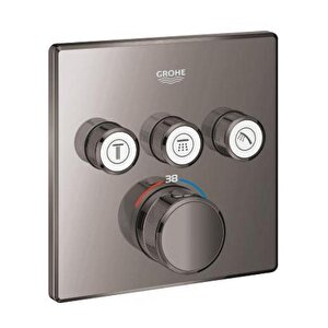 Grohtherm Smartcontrol Üç Valfli Akış Kontrollü, Ankastre Termostatik Duş Bataryası - 29126a00