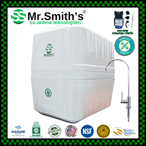 Mr.smith's Home Concept Pompali & Ücretsi̇z Montajli  (multi̇mi̇neral-dublealkali̇-coconut) 90 Gpd Nano Membranlı Su Arıtma Cihazı