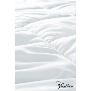 Ecotermo Beyaz Bebek Yorganı 95x145 Cm + 1 Adet 35x45 Bebek Yastığı | Yumuşak & Nefes Alabilen