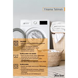 Ecotermo Battal Boy Microfiber Antialerjik Silikon Yorgan | Çeyizlik | Otel Yorganı | 235x215 Cm
