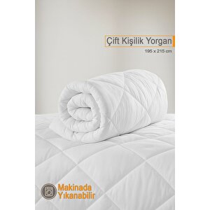 Ecotermo Çift Kişilik Mikrofiber Antialerjik Silikon Yorgan | Çeyizlik | Otel Yorganı |195x215 Cm