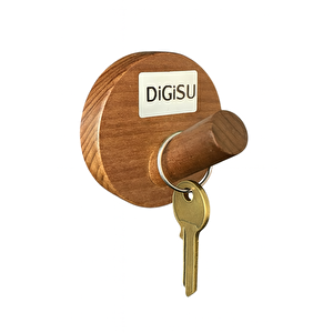 Di̇gi̇su Yapişkanli Ahşap Havlu & Bornoz Askisi