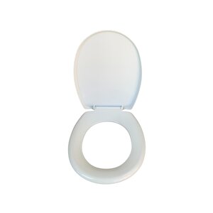 Plastik Akdeniz Soft Klozet Kapağı – Dayanıklı, Hijyenik, Kolay Montajlı, Standart Ölçü (44x35 Cm)