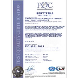 Etinova Eti-k1 Küçük Fırınsız Şömine Tipi Pelet Soba
