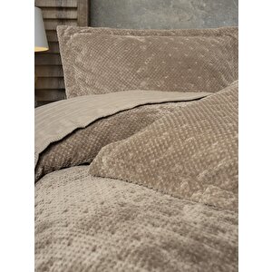 Softnest Tek Kişilik Yatak Örtüsü Boleta Bej