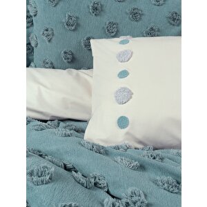 Limi Tek Kişilik Yatak Örtülü Nevresim Takımı Aldo Mint