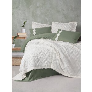 Limi Tek Kişilik Yatak Örtülü Nevresim Takımı Luke Krem