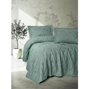 Serra Çift Kişilik Yatak Örtüsü Tila Mint