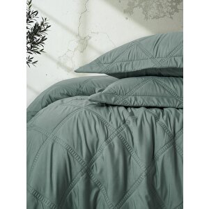 Serra Çift Kişilik Yatak Örtüsü Tila Mint