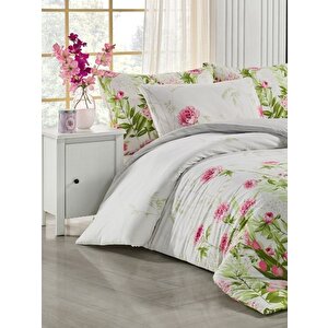 Pamuklu Çift Kişilik Nevresim Takımı - Yumuşak Dokulu 200x220 Cm ( Çarşafı King Size )