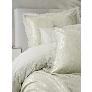 Chi Chi Çift Kişilik Pikeli Nevresim Takımı Velora Adaçayı