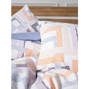 Cotton Box Flanel Tek Kişilik Nevresim Takımı Hayden Lila