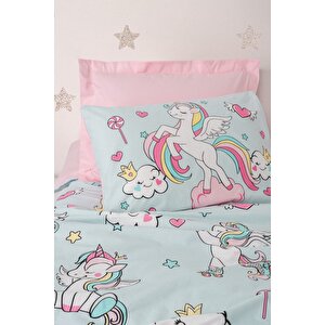 Cotton Box Junior Tek Kişilik Nevresim Takımı Twinka Pembe