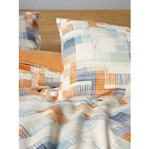 Cotton Box Flanel Tek Kişilik Nevresim Takımı Rina Kiremit