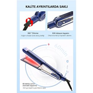 Beauty Steam Flow Buharlı Saç Düzleştirici Ve Şekillendirici (darkslateblue)