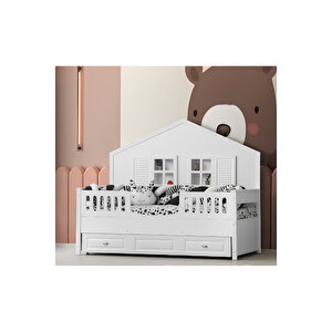 Boss Mia Montessori Yavrulu Karyola Bebek Montessori 90x190 Cm