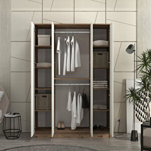 Luna 4 Kapakli Bazali Gardirop Tamami Mdf, Aytaşı Aytaşı