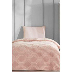 Battaniye Trendy Art Deco Ca. Rose Tek Ki̇şi̇li̇k