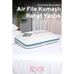 Air File Kumaşlı Visco Dream Hava Alabilen Ortopedik Yastık