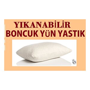 Yıkanabilir Boncuk Yün Yastık Doğal Yün Yastık