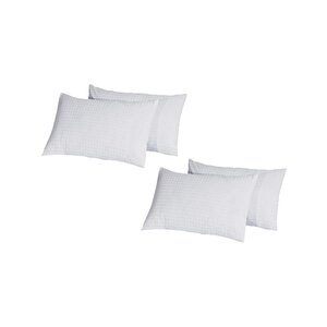 Beyaz Yastık Kılıfı 50x70 4 Adet