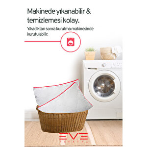 4 Adet Klimax Pembe Serisi Kılıflı Fermuarlı Klimali Antialerjik Silikon Nano Elyaf Yastık 50x70cm