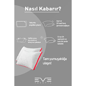 2 Adet Klimax Pembe Serisi Kılıflı Fermuarlı Klimali Antialerjik Silikon Nano Elyaf Yastık 50x70cm