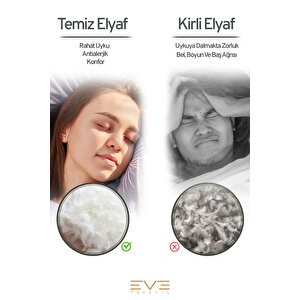 Fermuarlı Kuzu Desenli Diamond Antialerjik Yıkanabilir Nano Jel Yastık – 1000 Gr (50x70 Cm)
