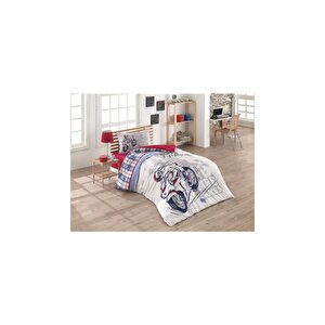 Kapitoneli Nevresim Takımı Storm Tek Kişilik Genç Desen