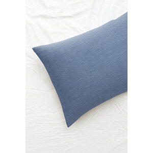Tek Kişilik Nevresim Takımı İndigo Mavi eco cotton