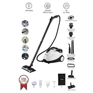 Torima Jjb-747 Koltuk Ve Halı Yıkama Makinesi + Cb-08c Çok Fonksiyonlu Buharlı Temizleyici