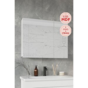 Defne 75x60 Cm %100 Mdf Banyo Üst Dolap