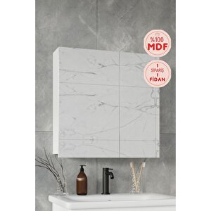 Defne 60x60 Cm %100 Mdf Banyo Üst Dolap