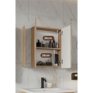 Zakkum 60x60 Cm %100 Mdf Banyo Üst Dolap