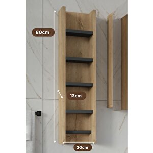 Zakkum Havluluk %100 Mdf Duvar Rafı