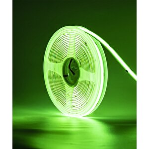 12v Cob Şerit Led Yeşil Işık  - Metrede 360 Led - 5 Metre