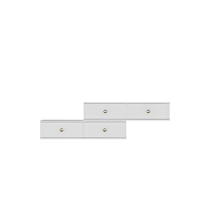Tda2401bg - Zuzu Double Duvara Montaj Tv Stand  240cm