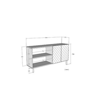 Ka1510ag Puma Konsol, Tv Sehpasi  150cm