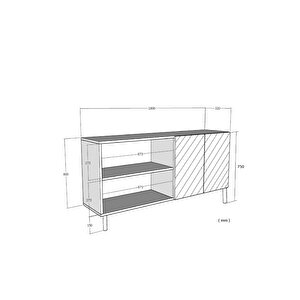 Ka1801bs Tuna Konsol, Tv Sehpasi  180cm