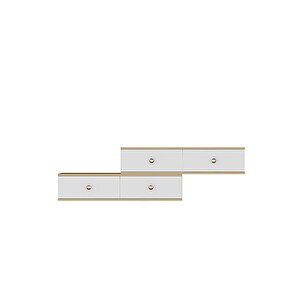 Tda2401dbg - Zuzu Double Duvara Montaj Tv Stand - 240cm
