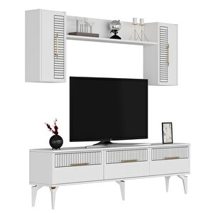 Allvin Tv Ünitesi Takım beyaz
