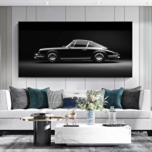 Araba Duvar Sanatı; Nostaljik Araba Kanvası; Eski Araba Duvar Sanatı; Araba Tutkunu Hediye Sanatı; R 75x150 cm