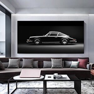 Araba Duvar Sanatı; Nostaljik Araba Kanvası; Eski Araba Duvar Sanatı; Araba Tutkunu Hediye Sanatı; R 90x180 cm