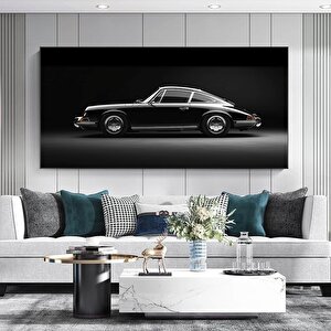 Araba Duvar Sanatı; Nostaljik Araba Kanvası; Eski Araba Duvar Sanatı; Araba Tutkunu Hediye Sanatı; R 30x60 cm