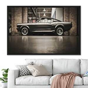Amerikan Mustang Gt 500 Duvar Sanatı; Gt 500 Mustang Poster; Araba Duvar Sanatı; Klasik Kanvas; Ford