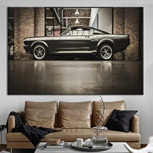 Amerikan Mustang Gt 500 Duvar Sanatı; Gt 500 Mustang Poster; Araba Duvar Sanatı; Klasik Kanvas; Ford 120x180 cm
