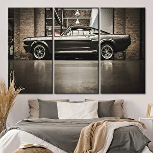 Amerikan Mustang Gt 500 Duvar Sanatı; Gt 500 Mustang Poster; Araba Duvar Sanatı; Klasik Kanvas; Ford 120x180 cm